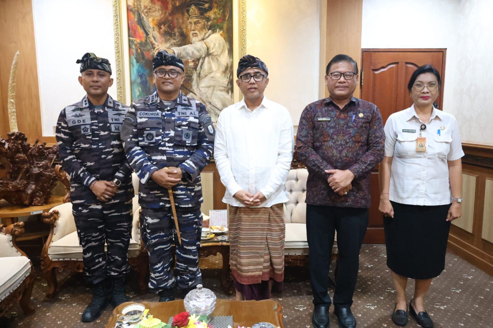 Danlanal Denpasar Temui Wali Kota Jaya Negara, Ini yang Dibahas